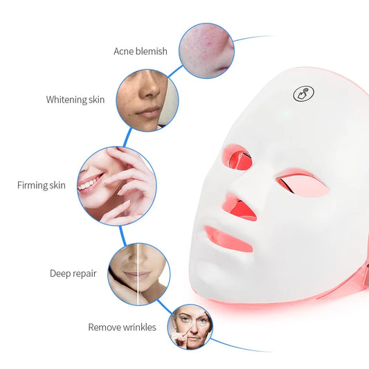 Facial LED Mask LED Photon Therapy