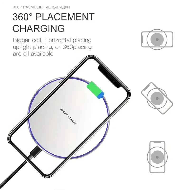 Wireless Charger For iPhone, Samsung, Xiaomi Huawei