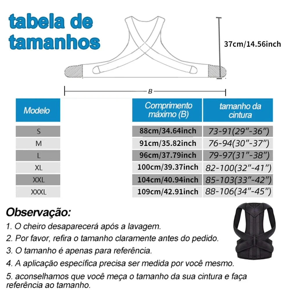 Lumbar Column Posture Corrector Vest