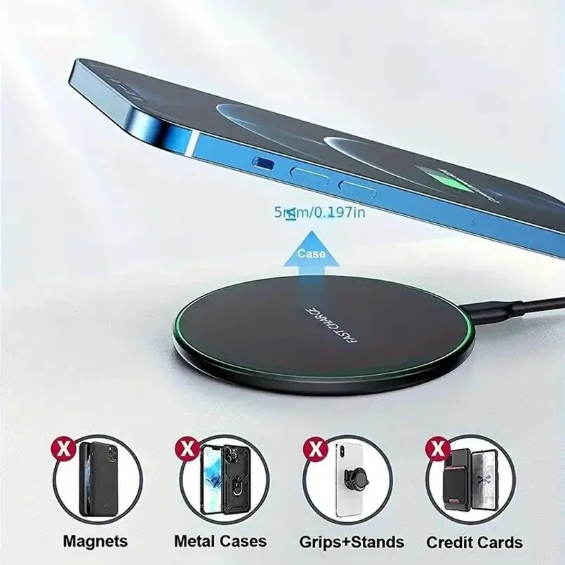 Wireless Charger For iPhone, Samsung, Xiaomi Huawei