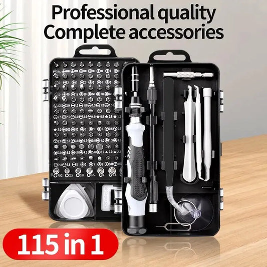 Multifunctional professional repair tool box (115-in-1 )