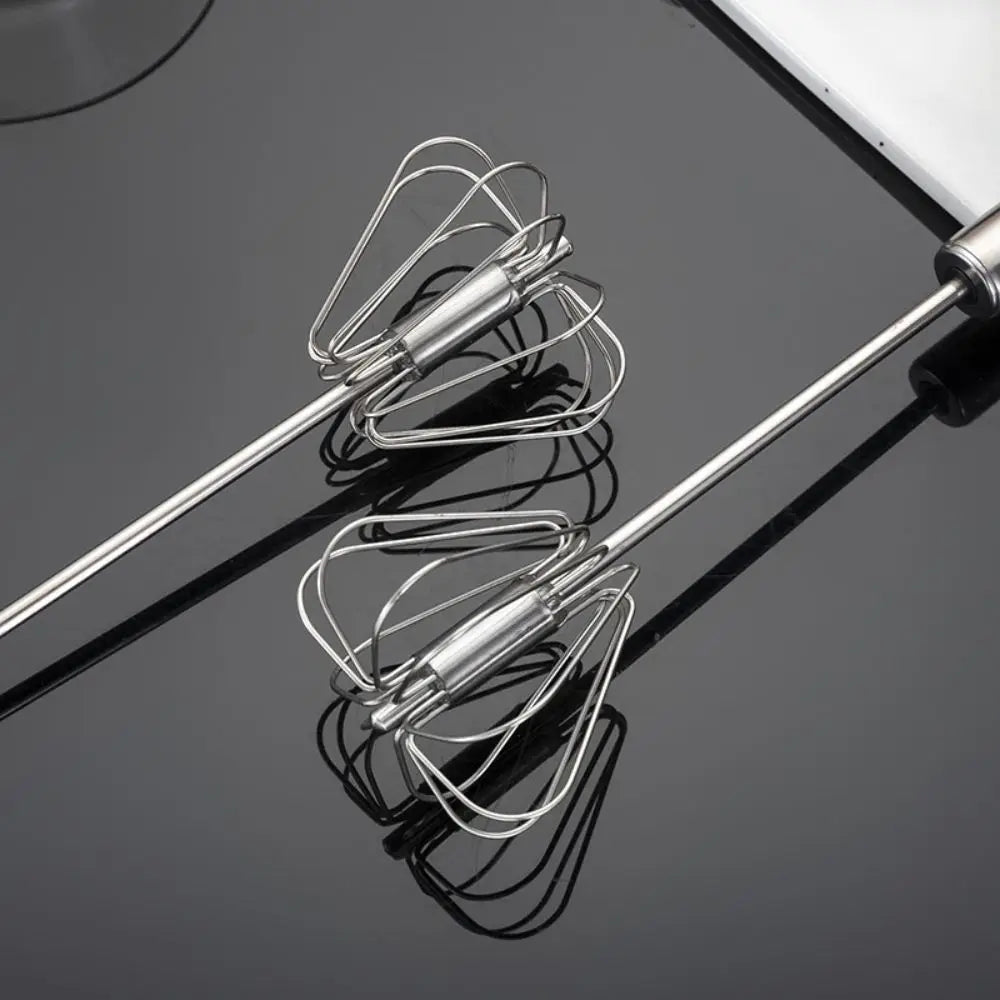 Stainless Steel Rotary Whisk Semi-Automatic Mixe