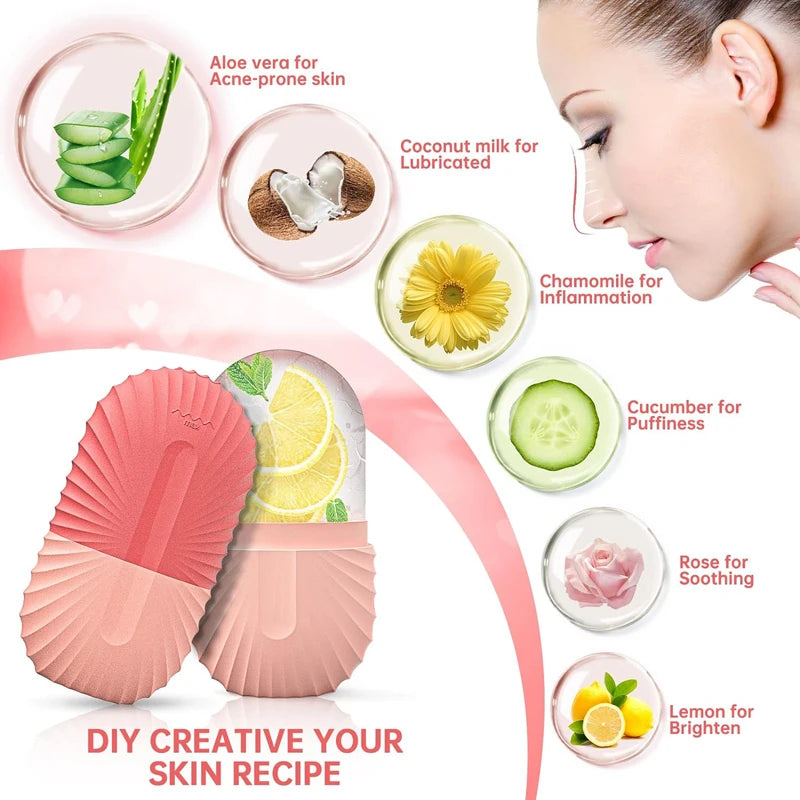 Ice Face Roller Massage Silicone