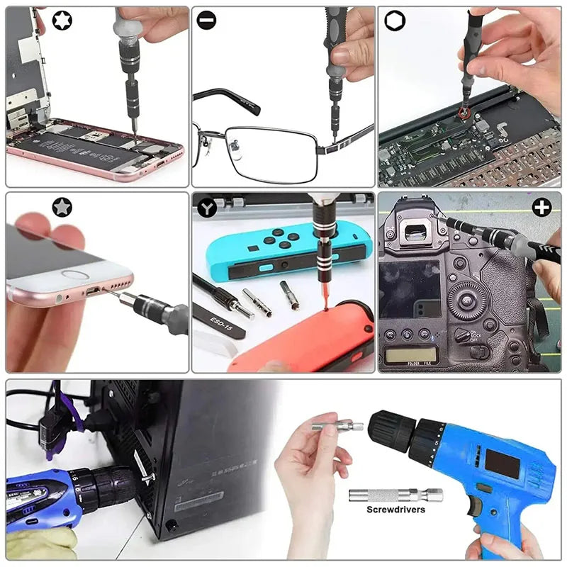 Multifunctional professional repair tool box (115-in-1 )